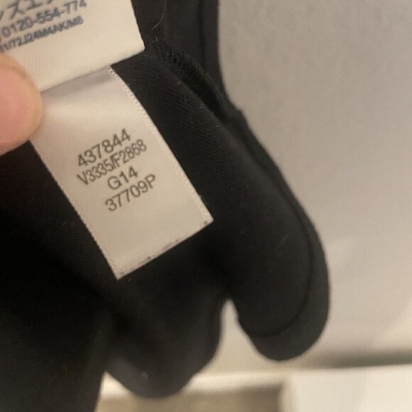 Lands' End Black Dress Long Sleeve A Line Midi Flare Size Small S 6-8 - Picture 6 of 8